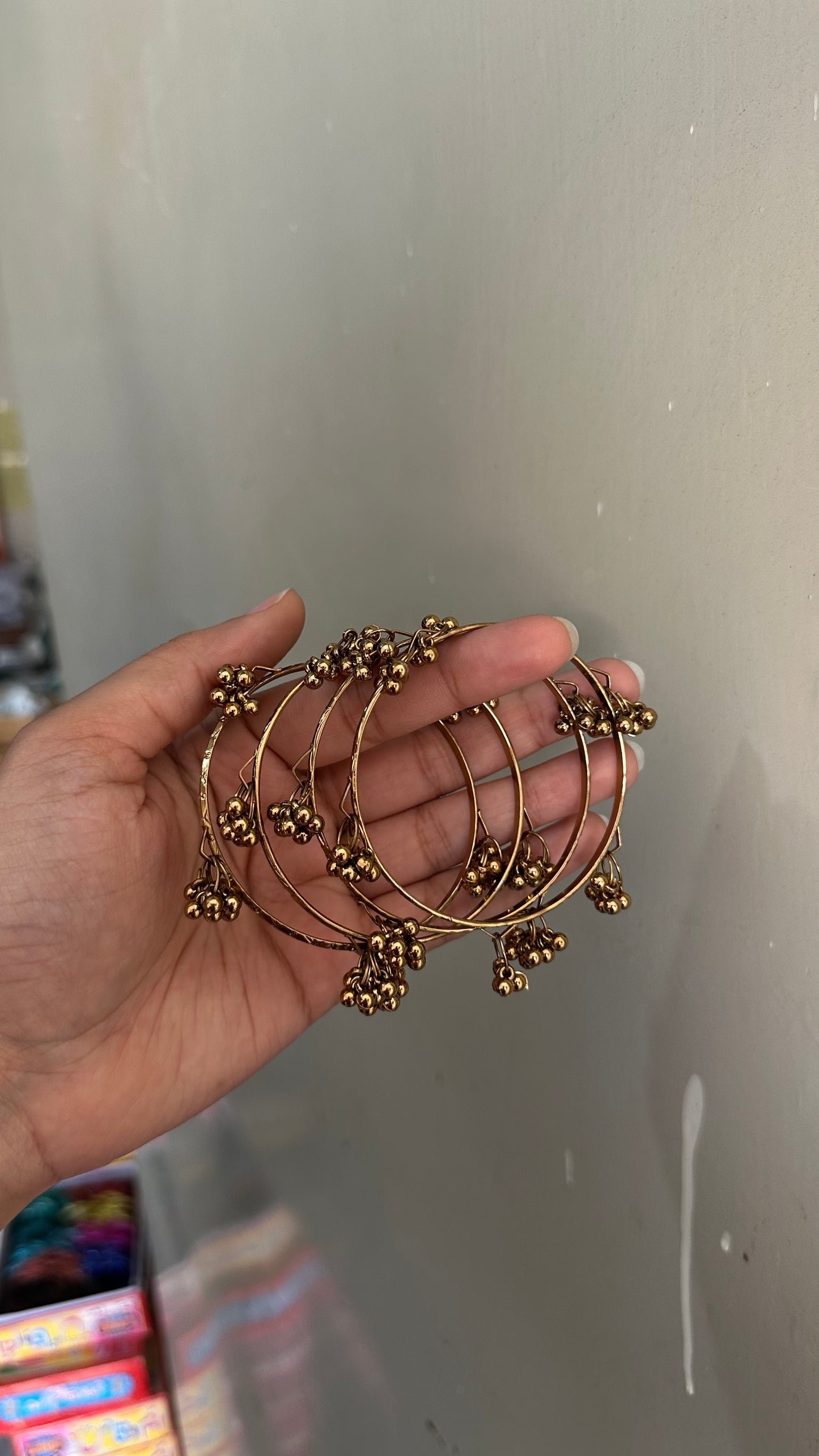 Kashmiri Bangles-Golden 4 kada