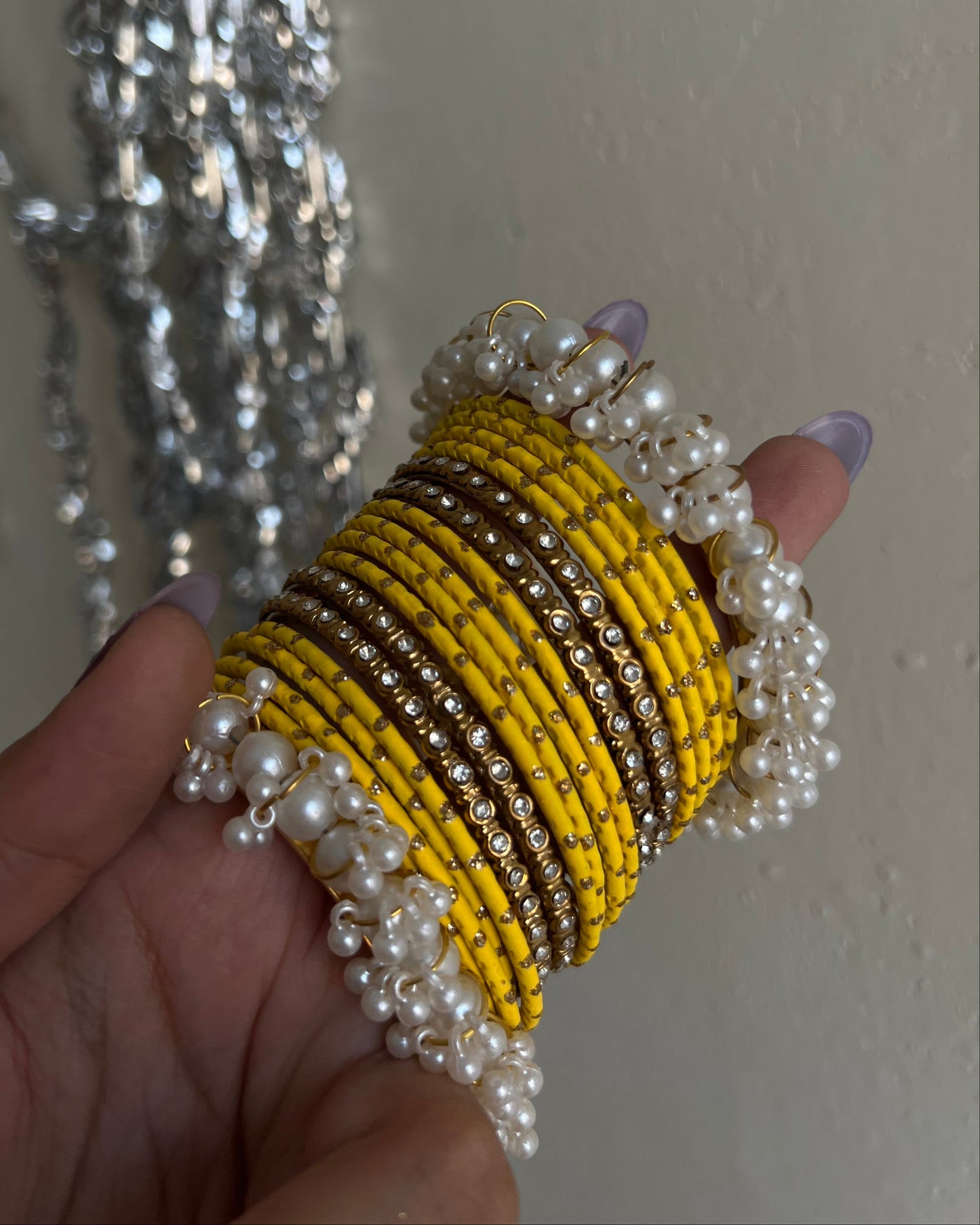 Yellowy Bangles