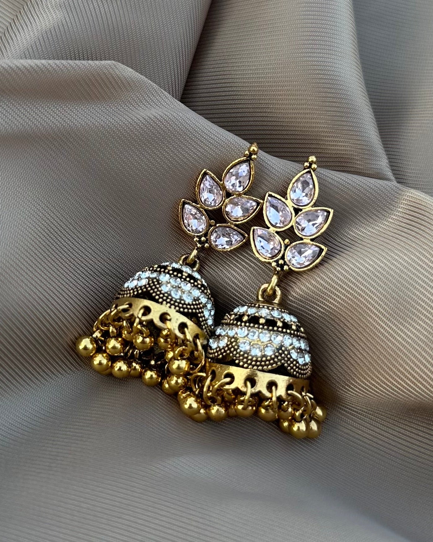 Maila Jhumka-Pink