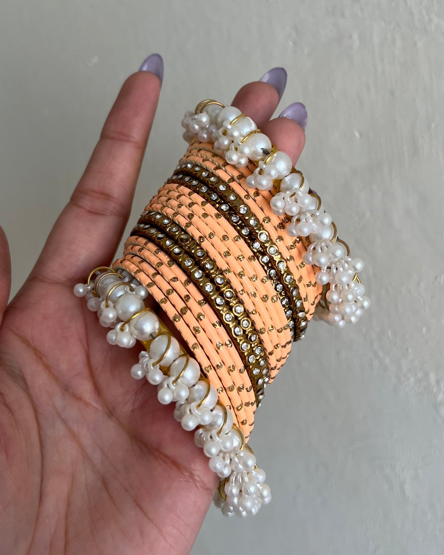 Peach Bangles