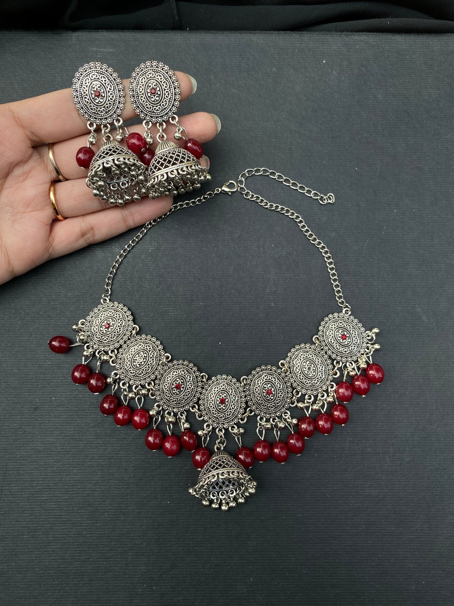 Ruby Rose Choker Set