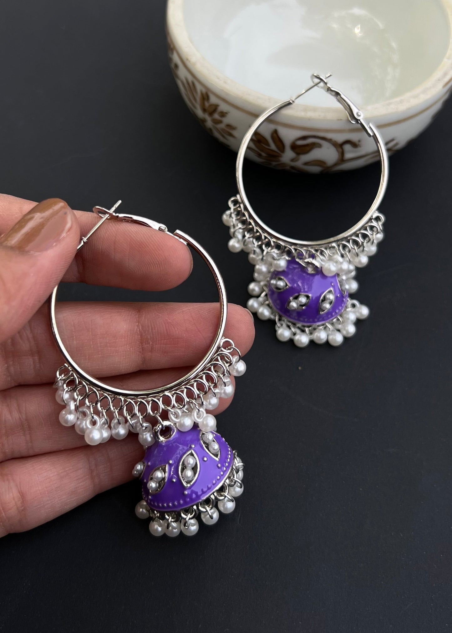 Lilac Chandbali
