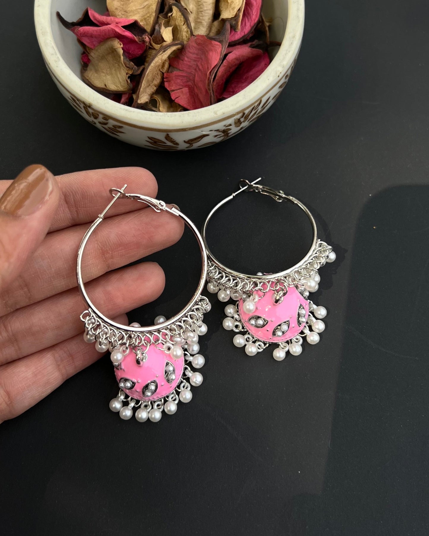 Blush Chandbali