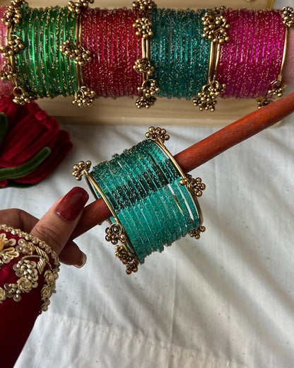 Viral Kashmiri Bangles-Golden