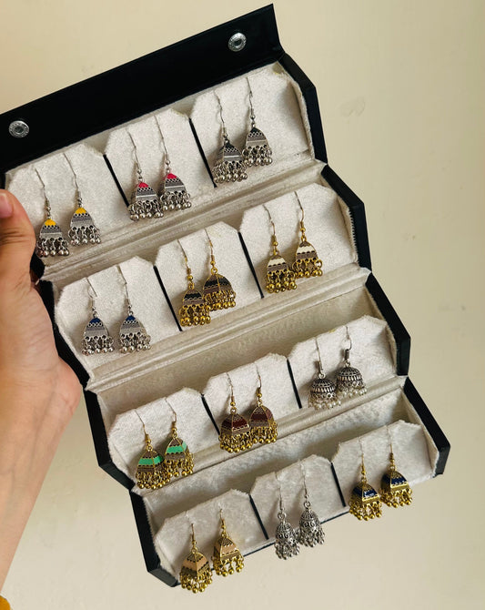 Jhumka Gift Box-16 Multi Earrings