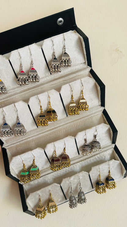 Jhumka Gift Box-16 Multi Earrings