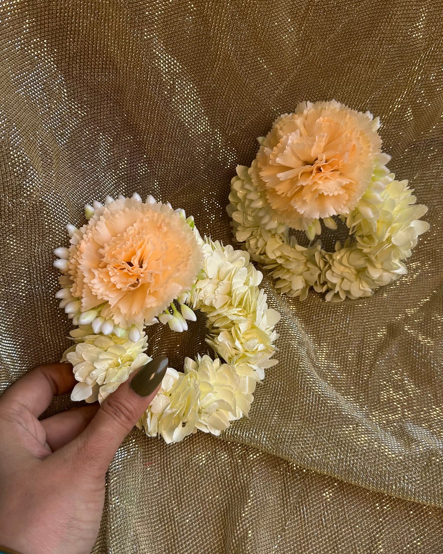 Zinnia Artifical Gajray-pair
