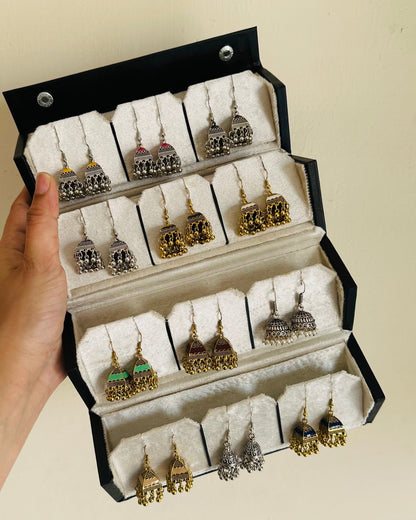 Jhumka Gift Box-16 Multi Earrings