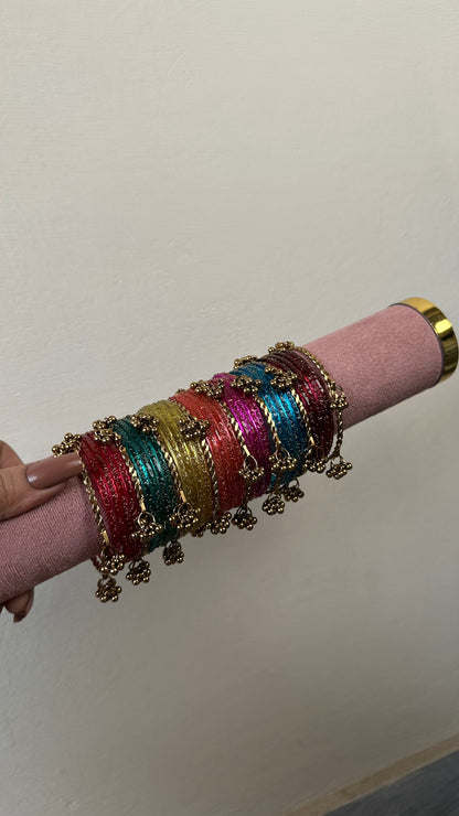 Raindrop Glass Bangles