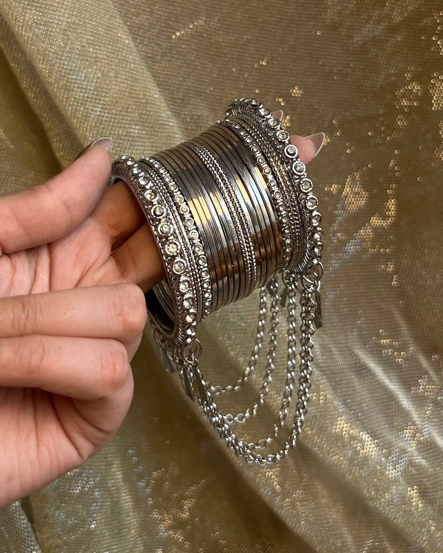 Piya Bangles-Silver