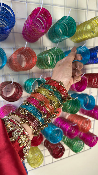 Raindrop Glass Bangles