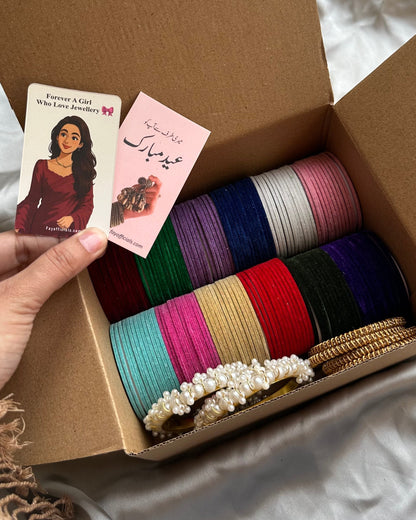 Velvet Bangles-Multi Full Box