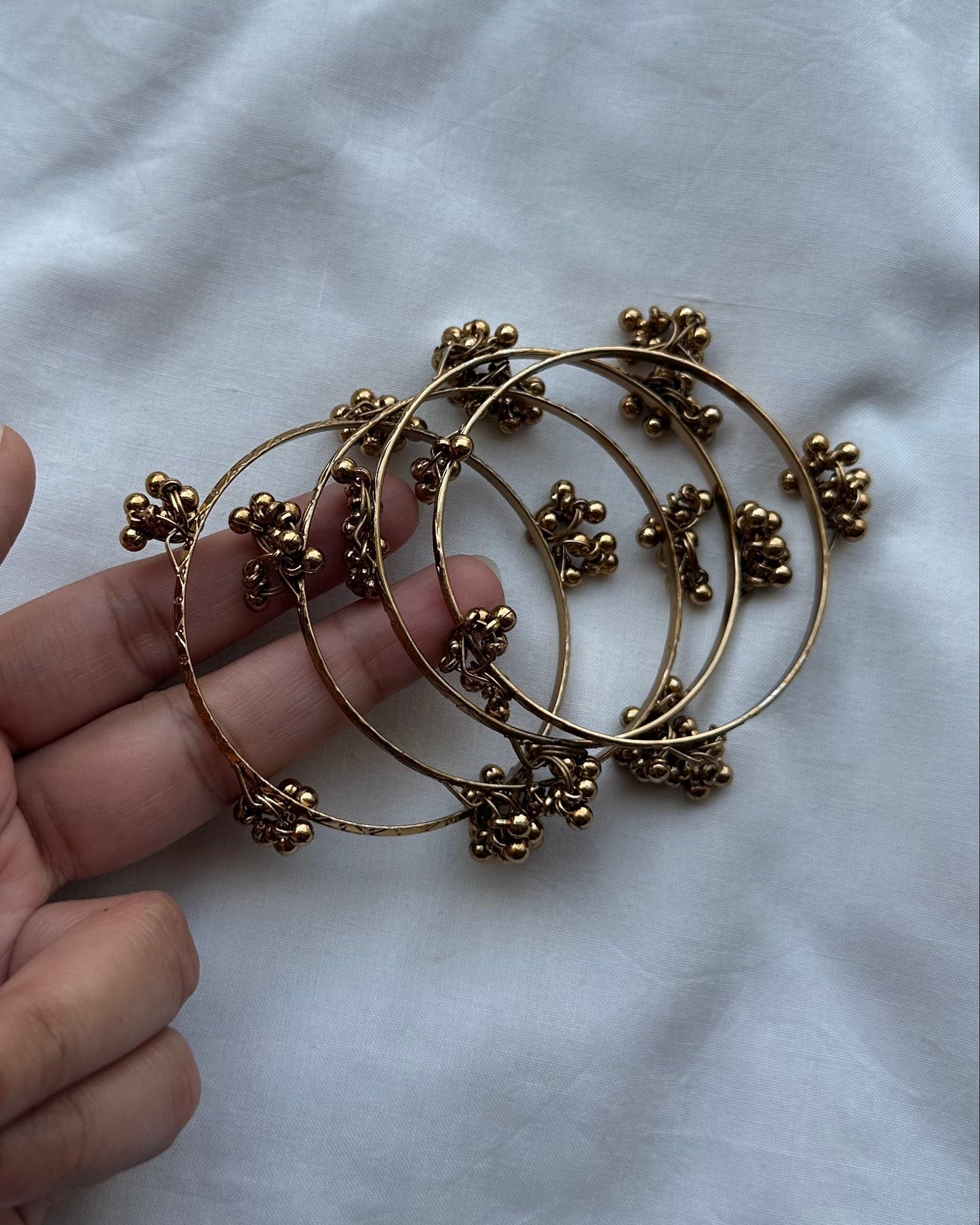Kashmiri Bangles-Golden 4 kada