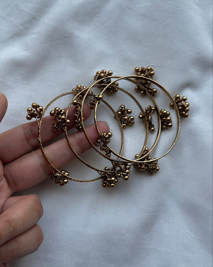 Kashmiri Bangles-Golden 4 kada