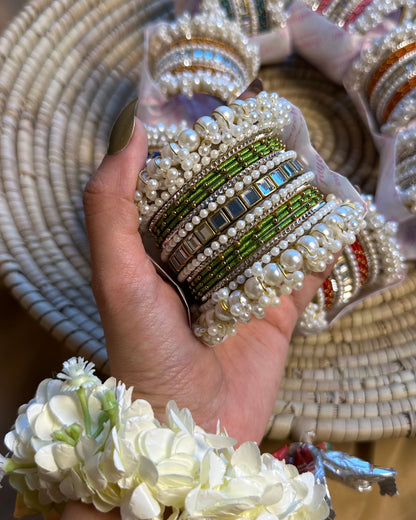 Nagma Bangles Combo-Pack of 8 Sets