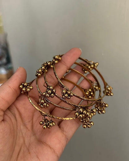 Kashmiri Bangles-Golden 4 kada