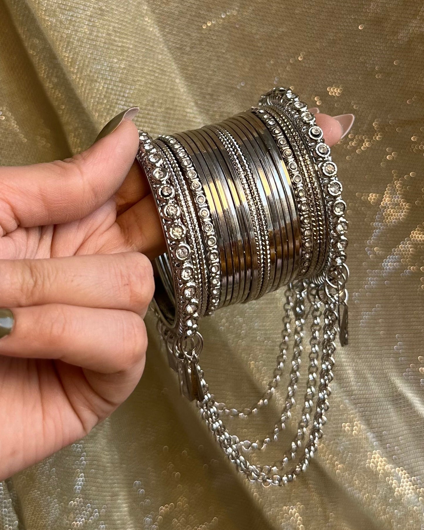 Piya Bangles-Silver