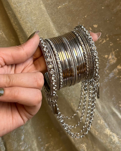 Piya Bangles-Silver