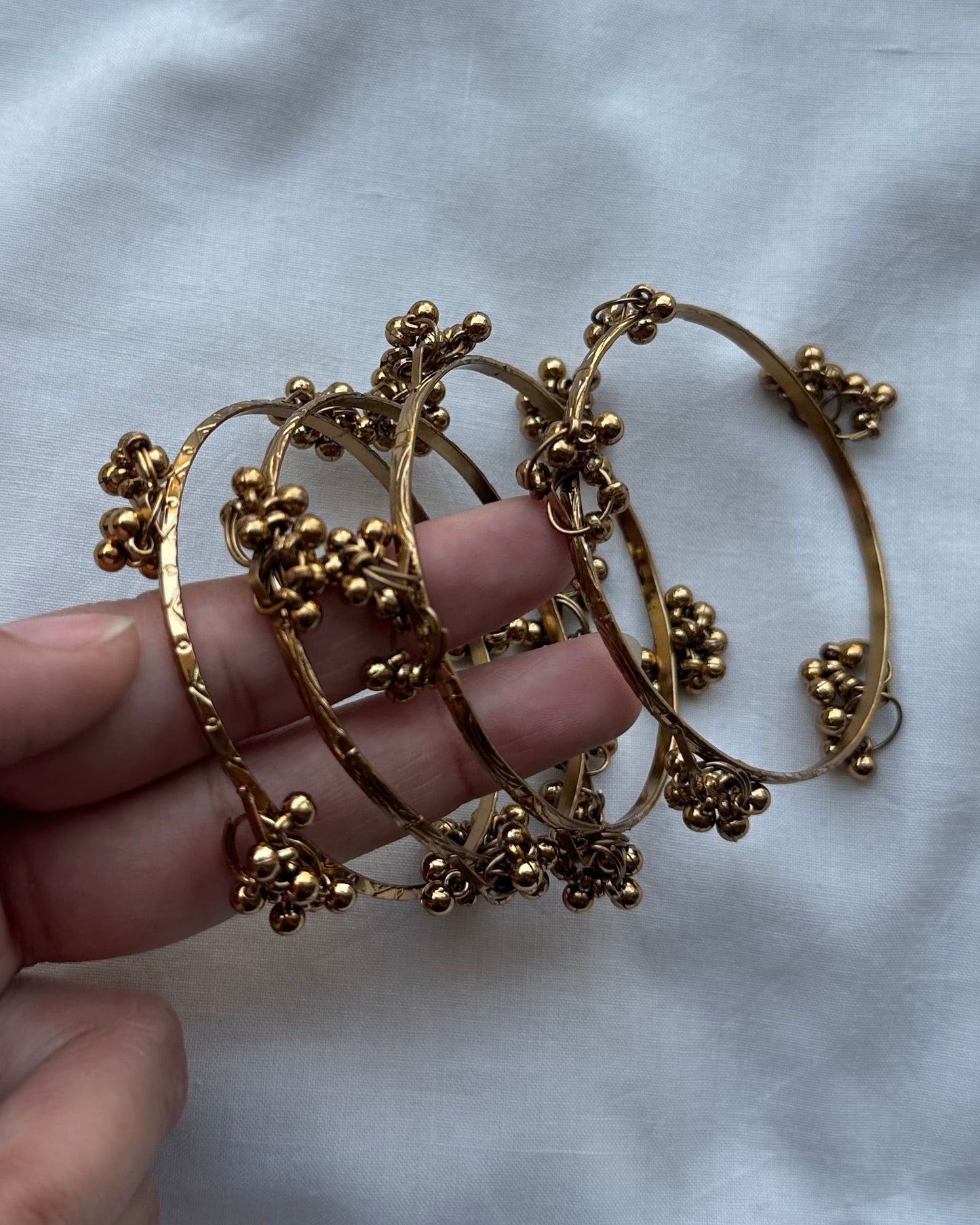 Kashmiri Bangles-Golden 4 kada