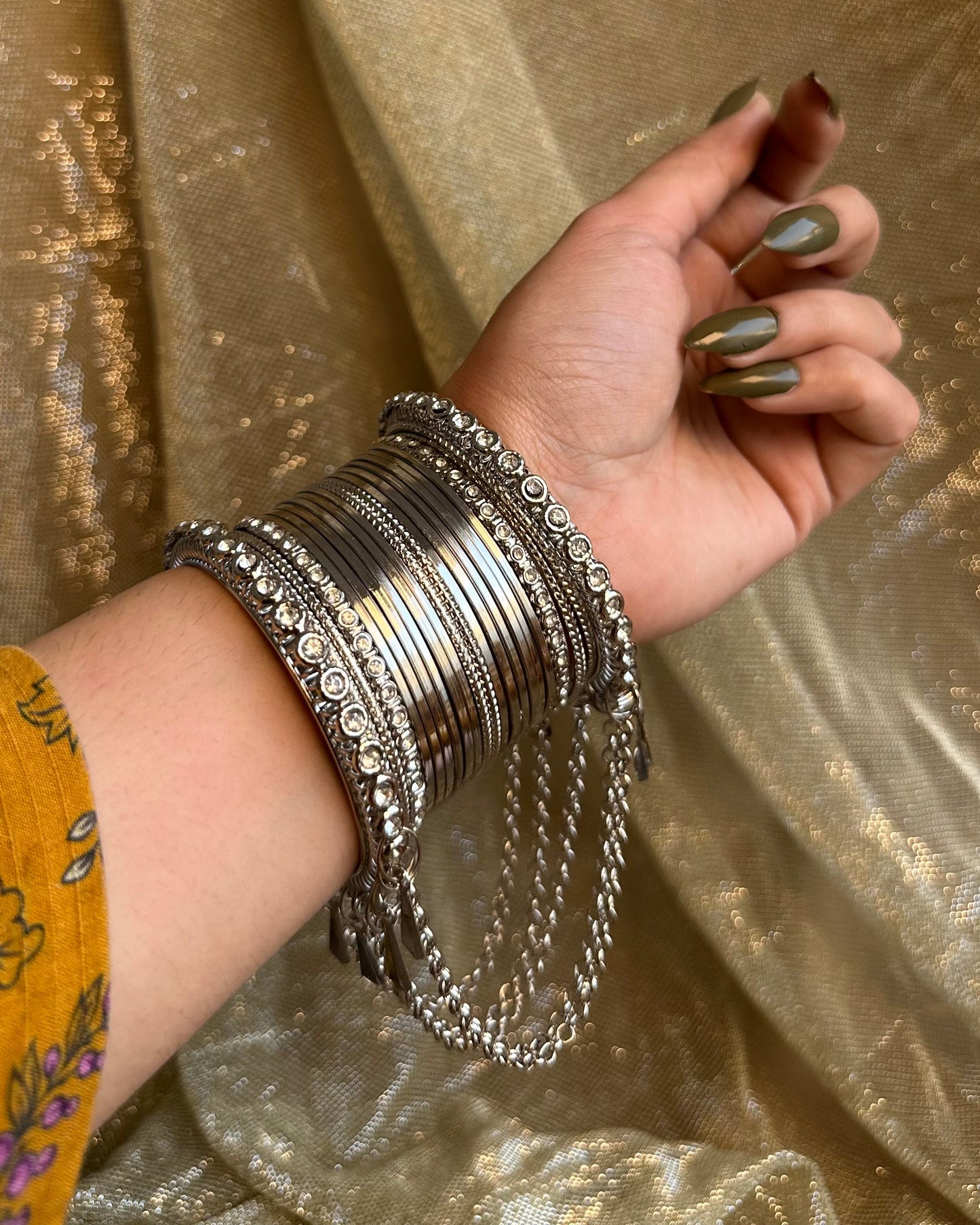 Piya Bangles-Silver