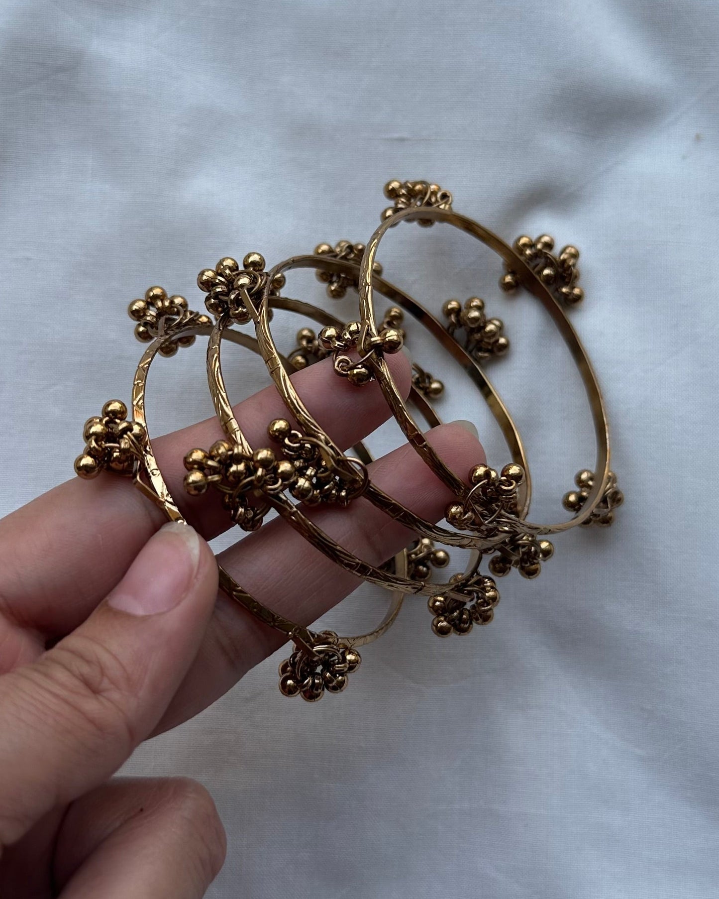 Kashmiri Bangles-Golden 4 kada