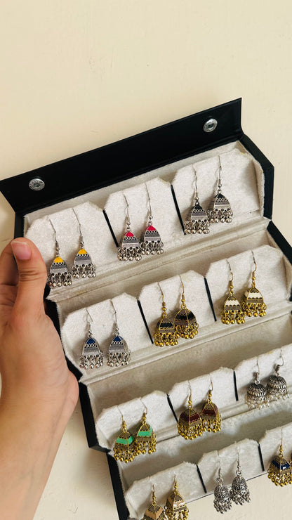 Jhumka Gift Box-16 Multi Earrings