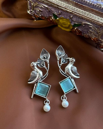 Pallak Earring-Blue