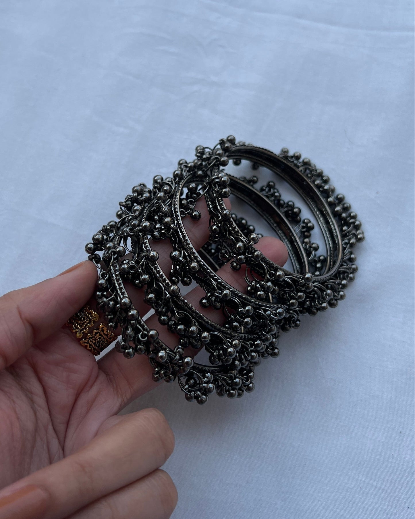 Black Gungroo Bangles