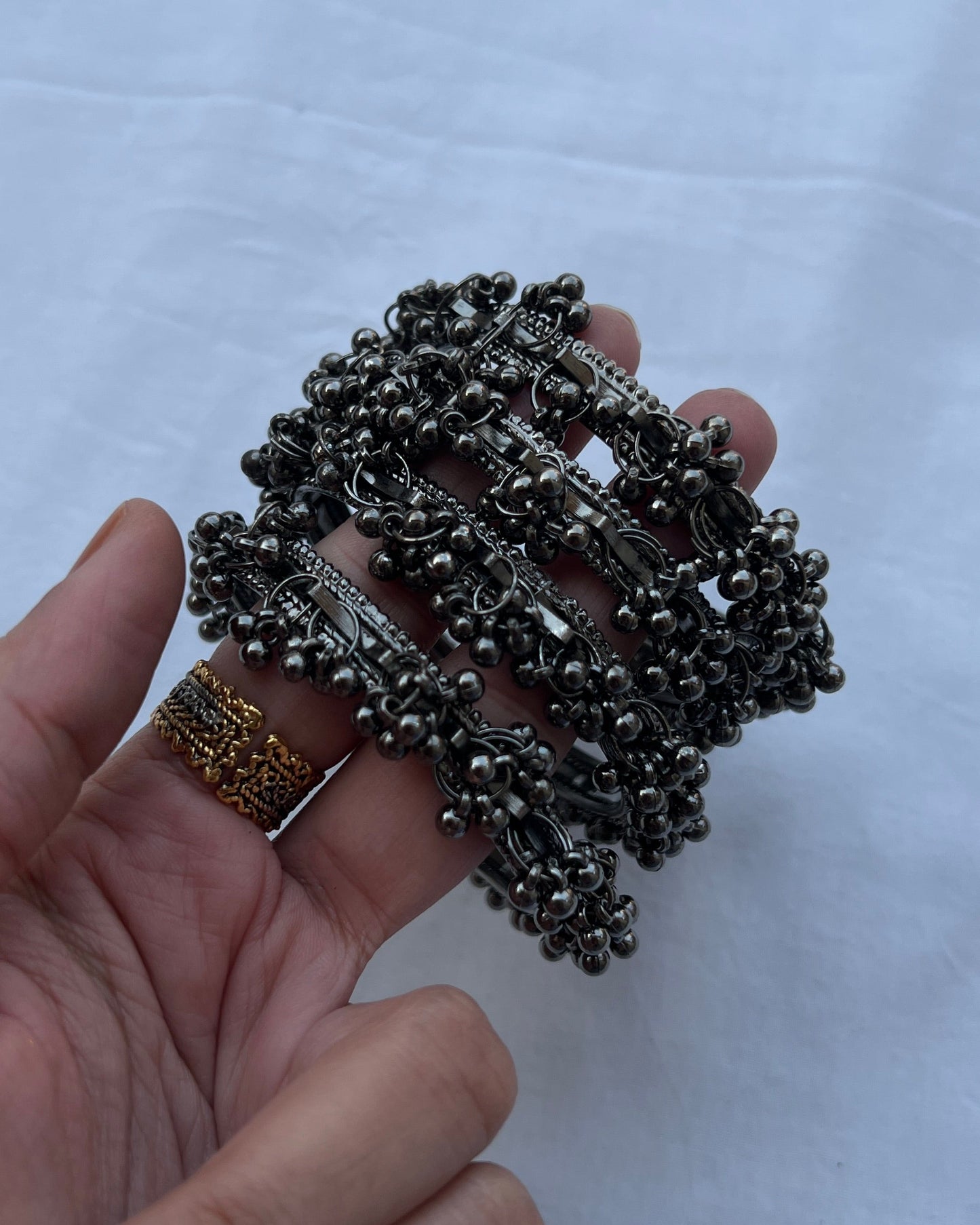 Black Gungroo Bangles