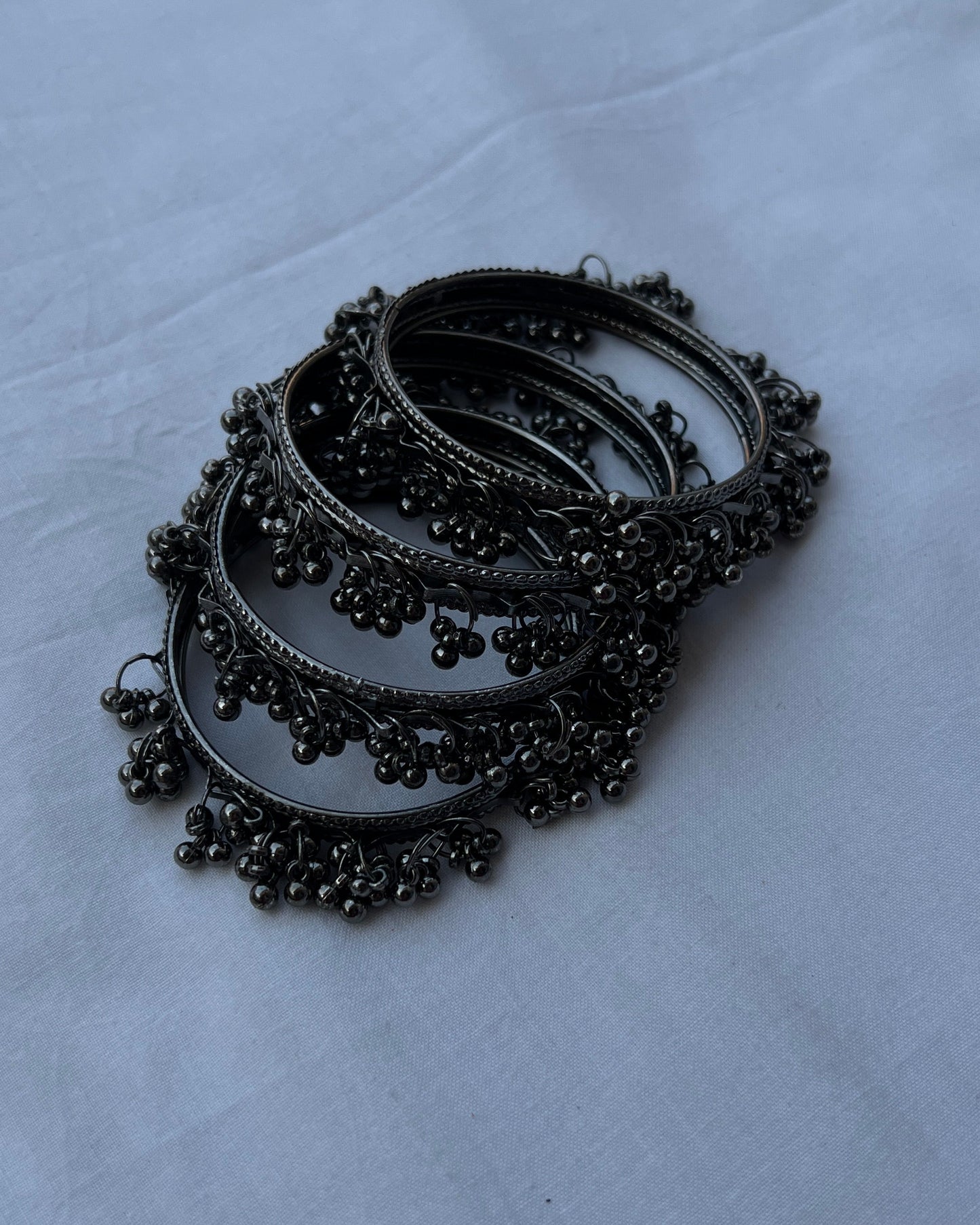 Black Gungroo Bangles