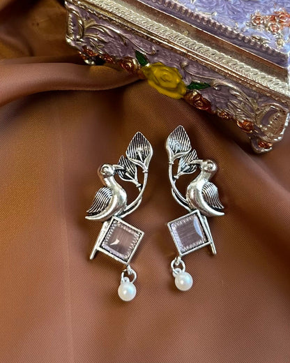 Amroze Earrings-Pink