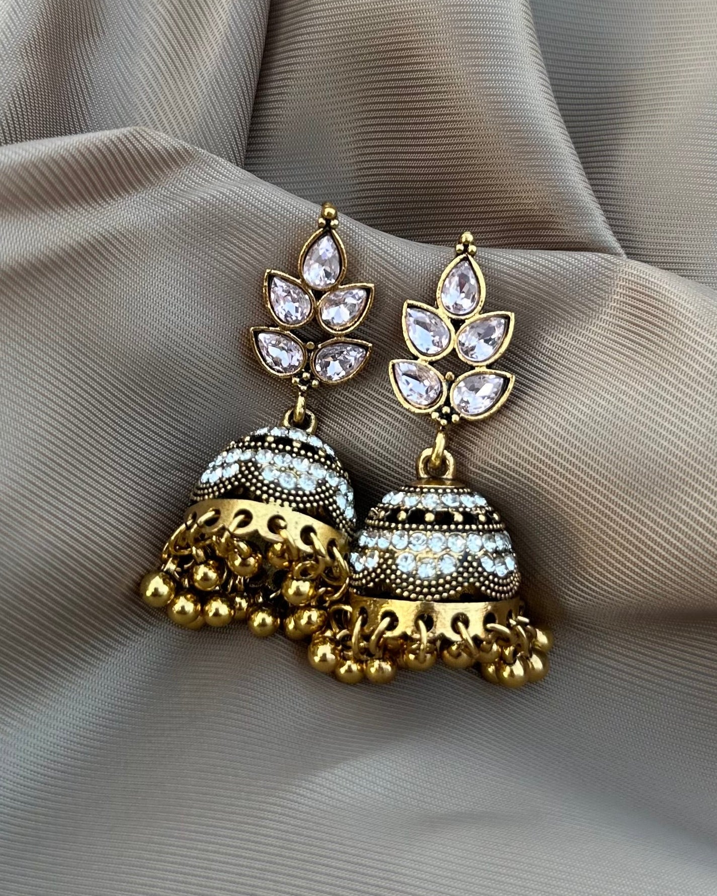 Maila Jhumka-Pink