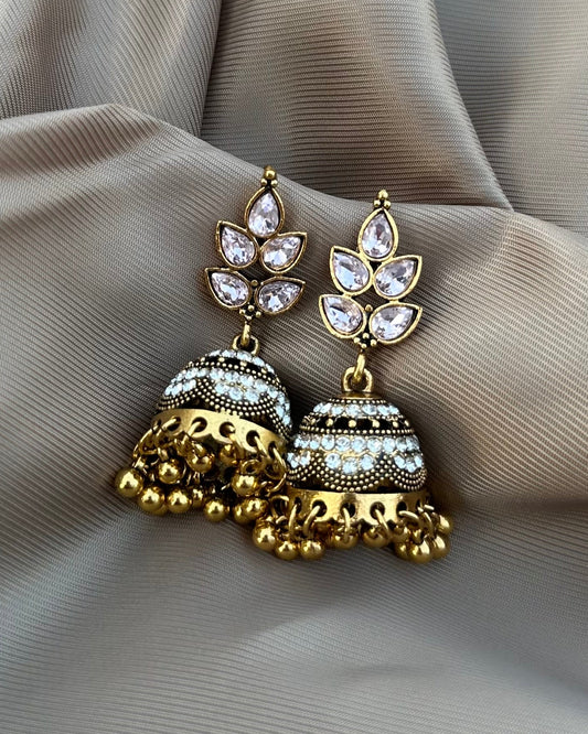Maila Jhumka-Pink