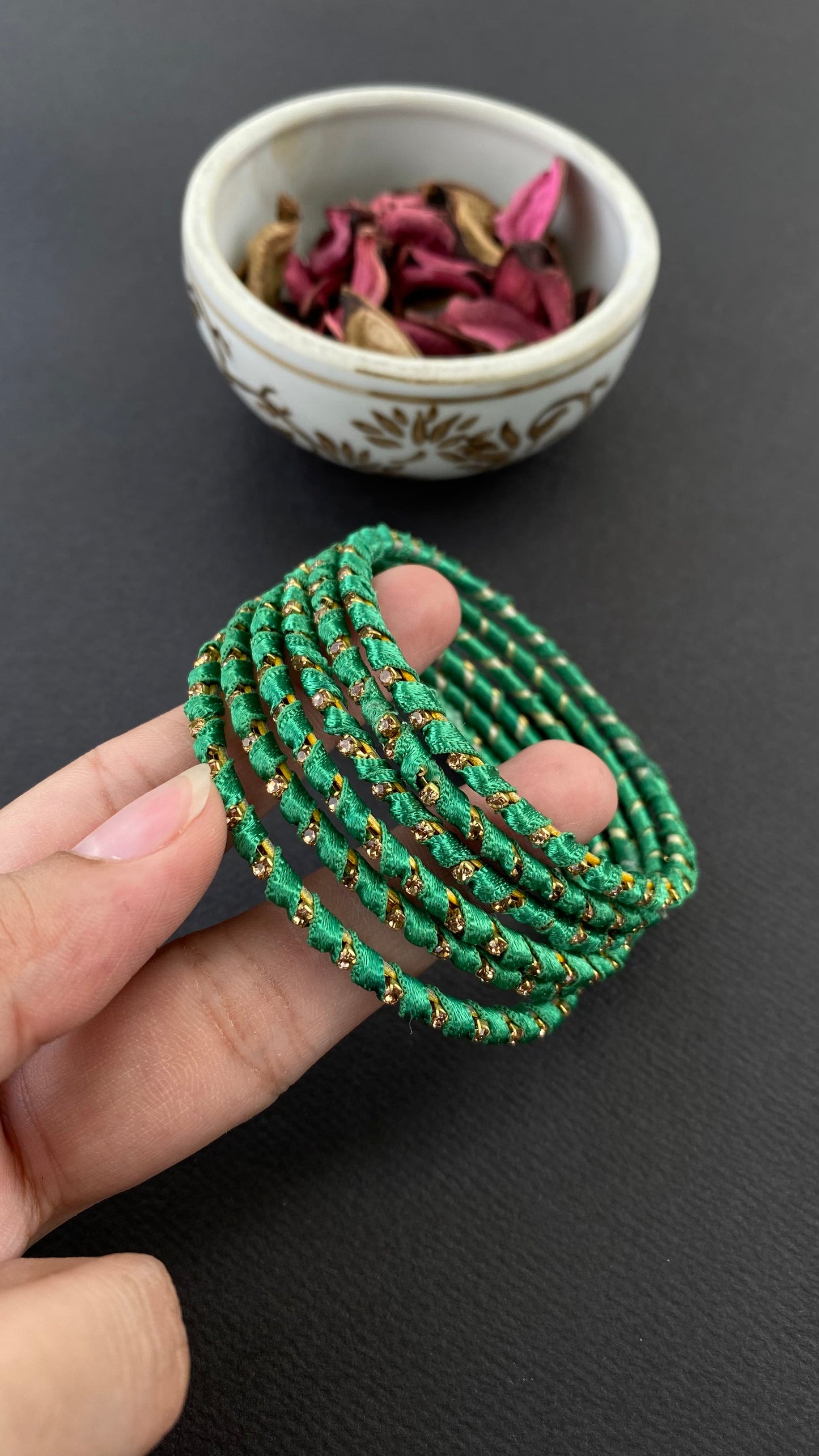 Forest Green Bangles