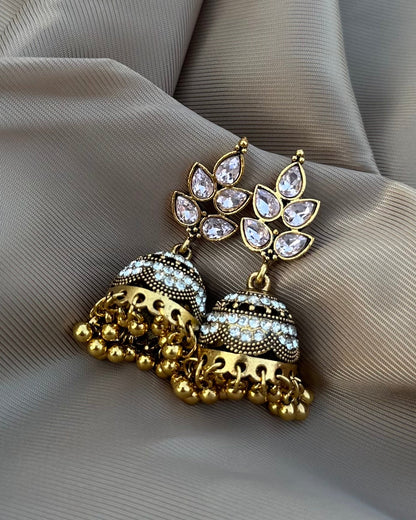 Maila Jhumka-Pink