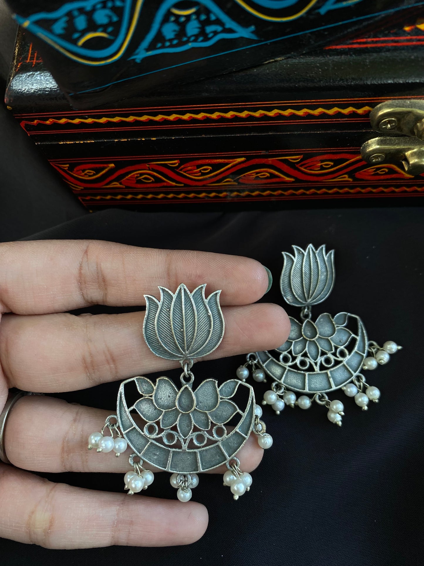 Siya Lotus Earrings