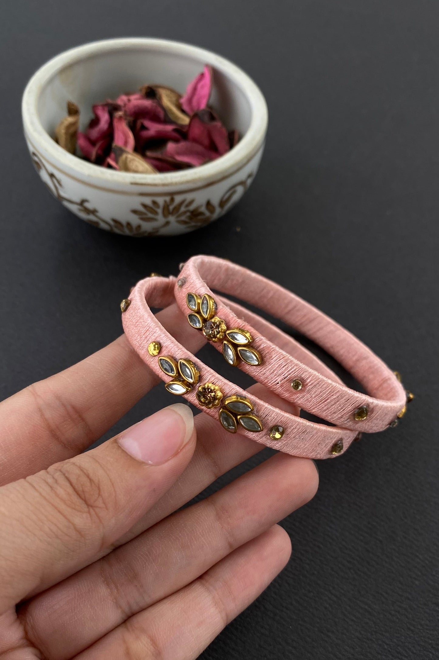 Powder Pink Bangles