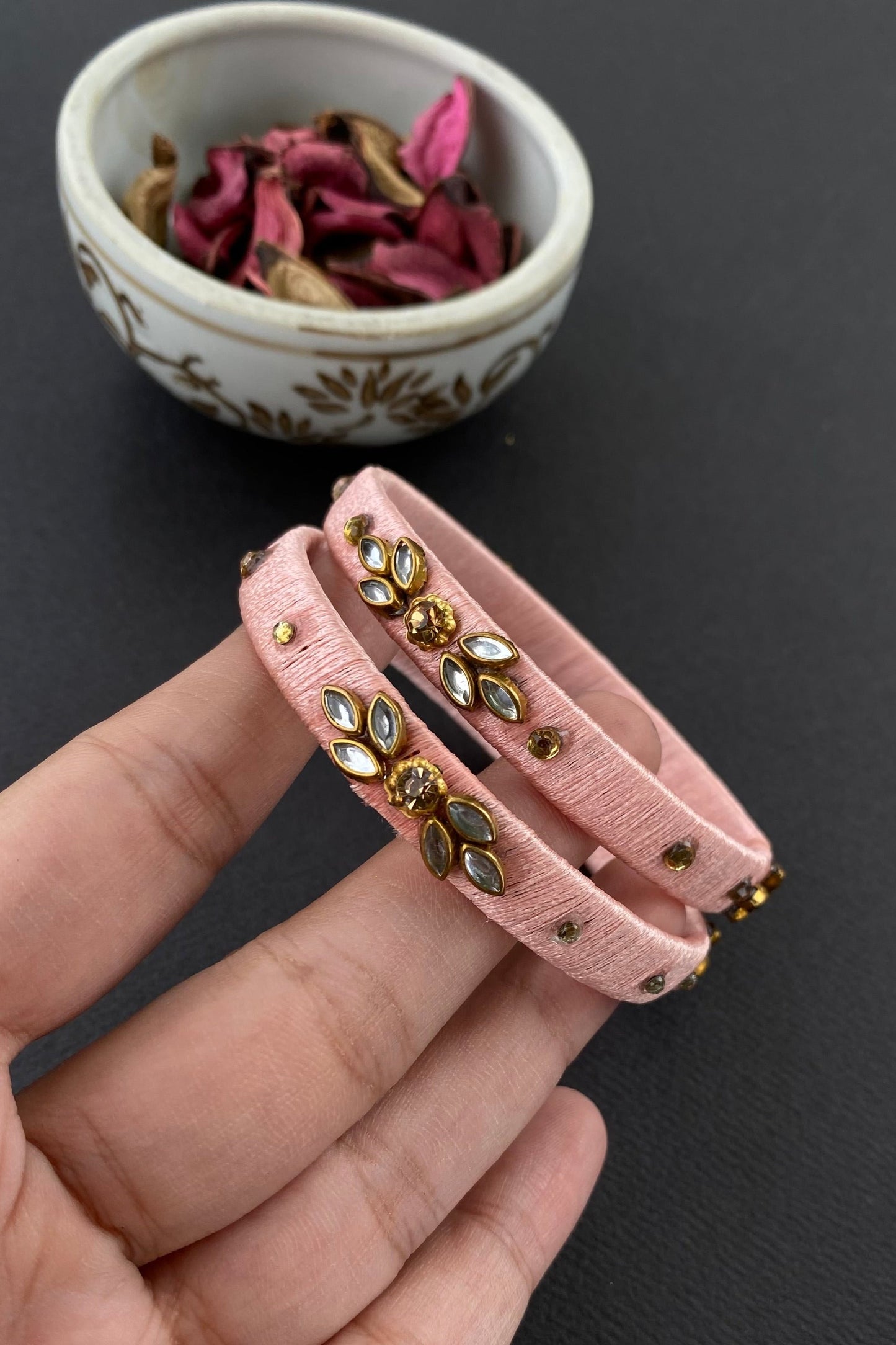 Powder Pink Bangles