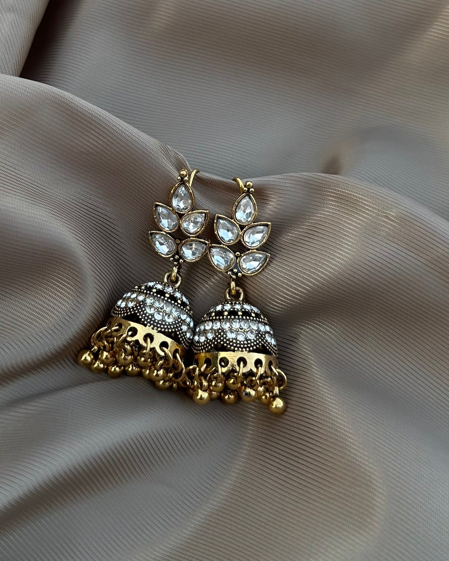 Anju Jhumka-white
