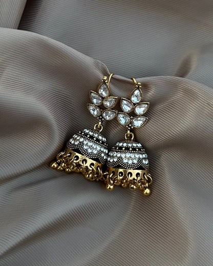 Anju Jhumka-white