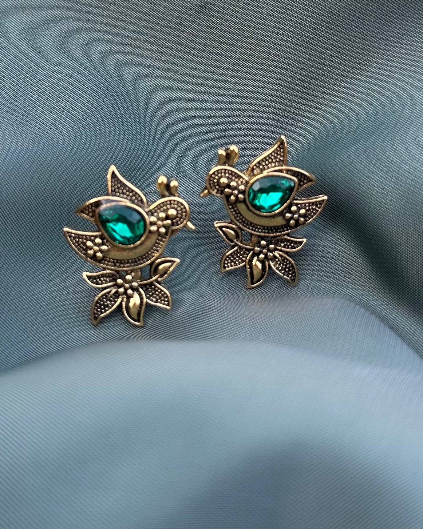 Feeya Earrings-Green