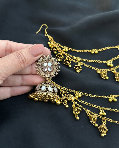 Sapna Kundan Sahara Jhumkay