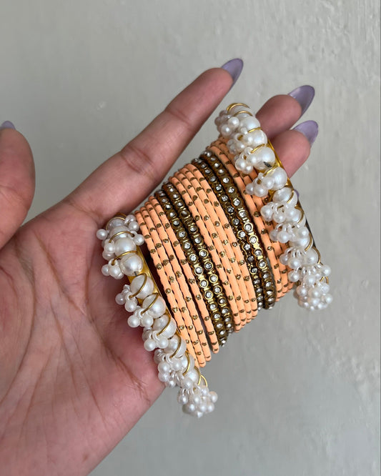 Peach Bangles