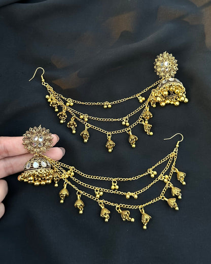 Sapna Kundan Sahara Jhumkay
