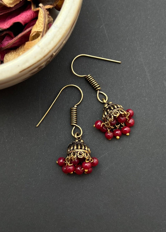 Reddish jhumki