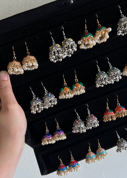 Jhumka Gift Box-16 Multi Earrings