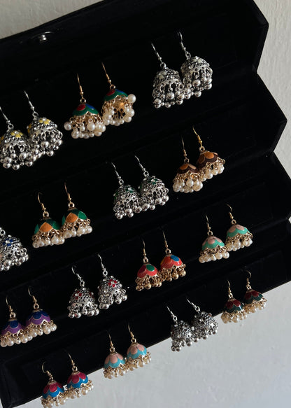 Jhumka Gift Box-16 Multi Earrings