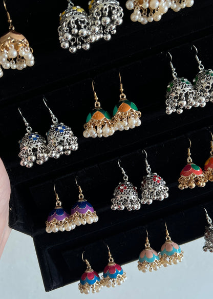 Jhumka Gift Box-16 Multi Earrings